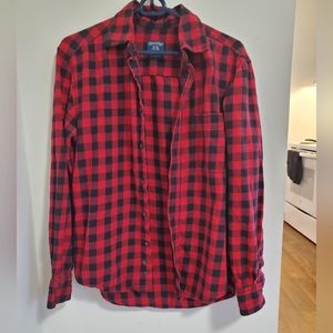 Small Faded Glory Flannel Shirt